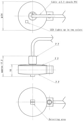LUP Series compact Leak Detect Sensor diagram