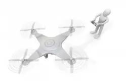 image of drone in motion